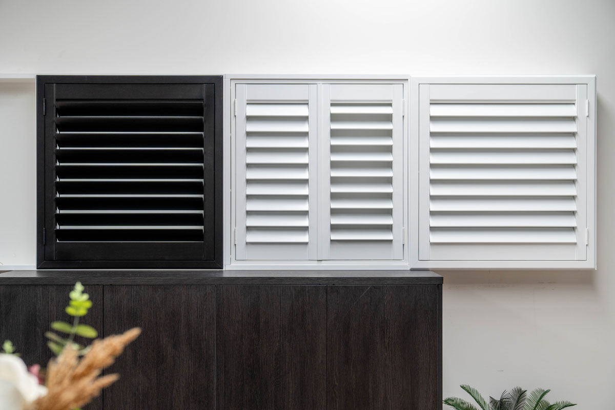 Shutters in Bosetti's Showroom