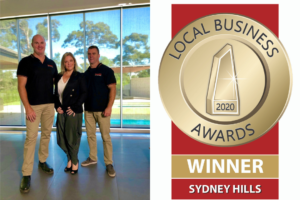 Sydney Hills Local Business Awards Winner 2020