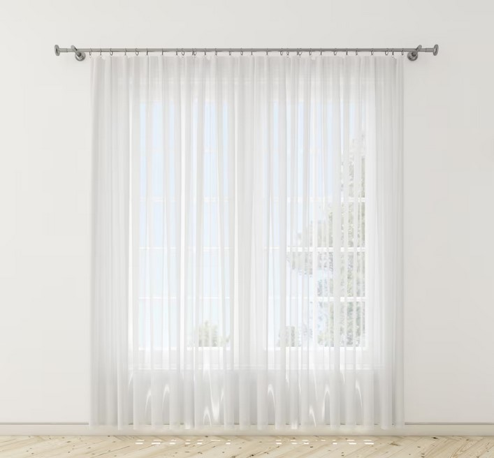 Sheer curtains are a great way to add some style and colour to your home